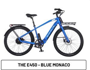 E450 e-bike blue monaco